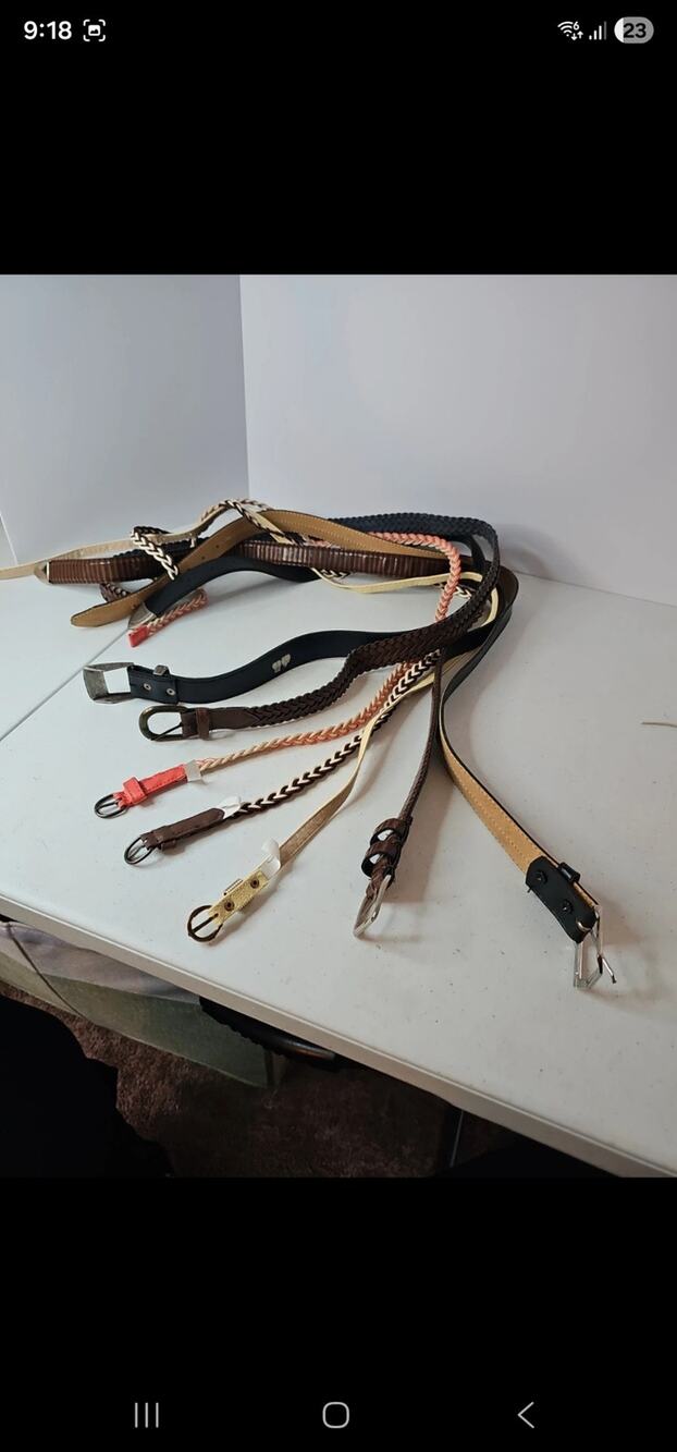 Miscellanous belt lot (7 belts)